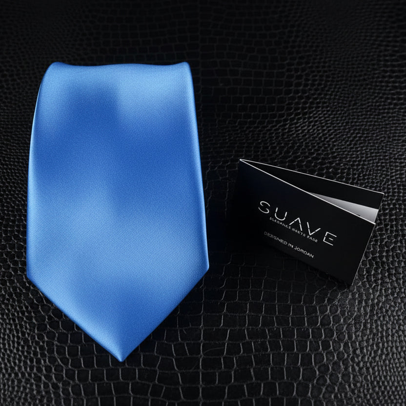 Basic Solid Tie - Light Blue