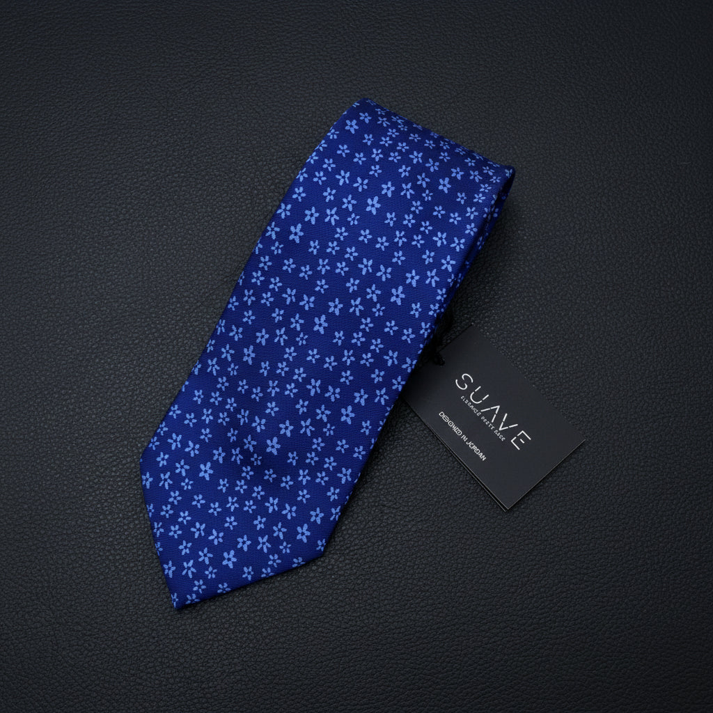 Navy with blue Roses