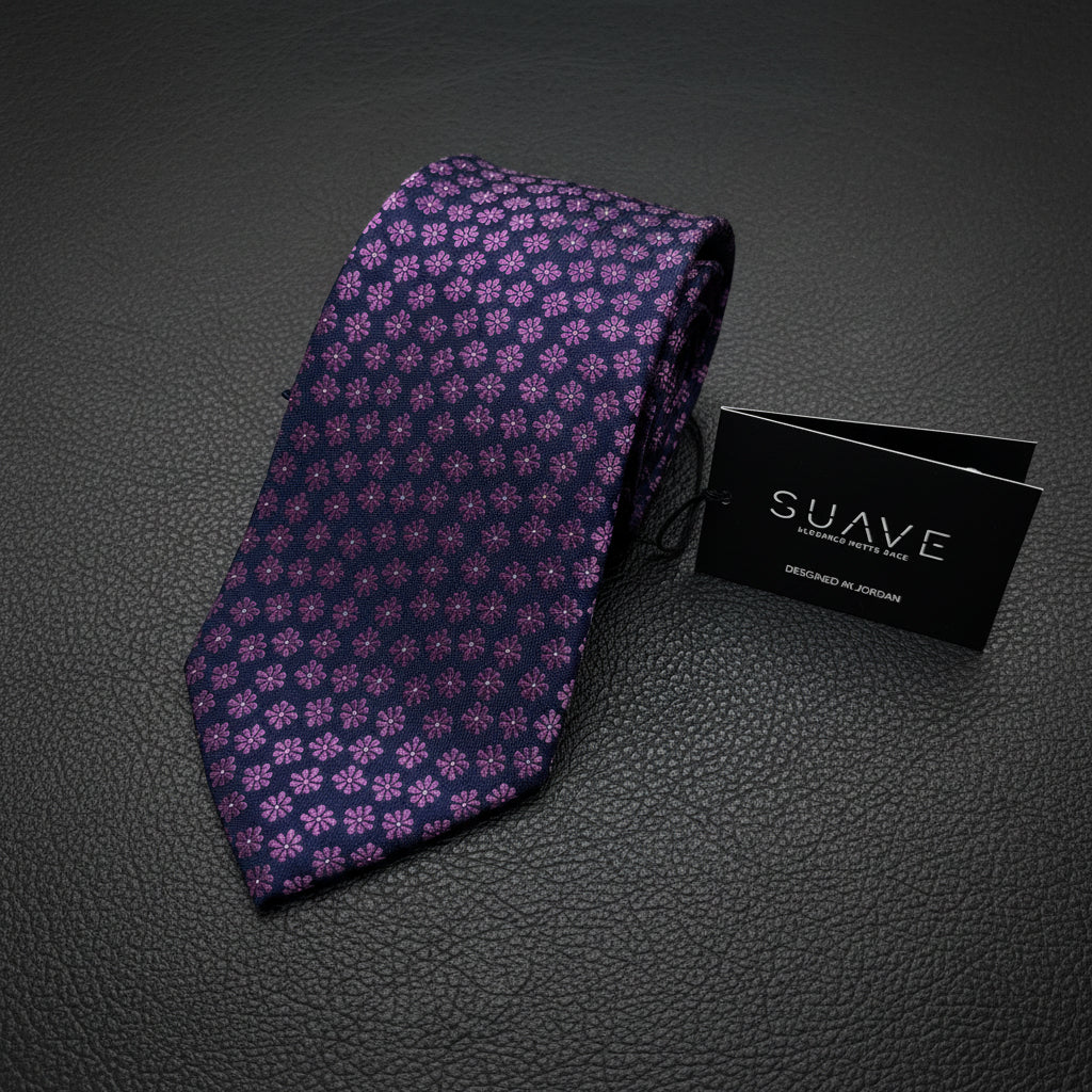 Nocturne Blossom Silk Tie