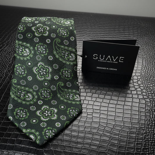 Standard MultiColor -Green Paisley