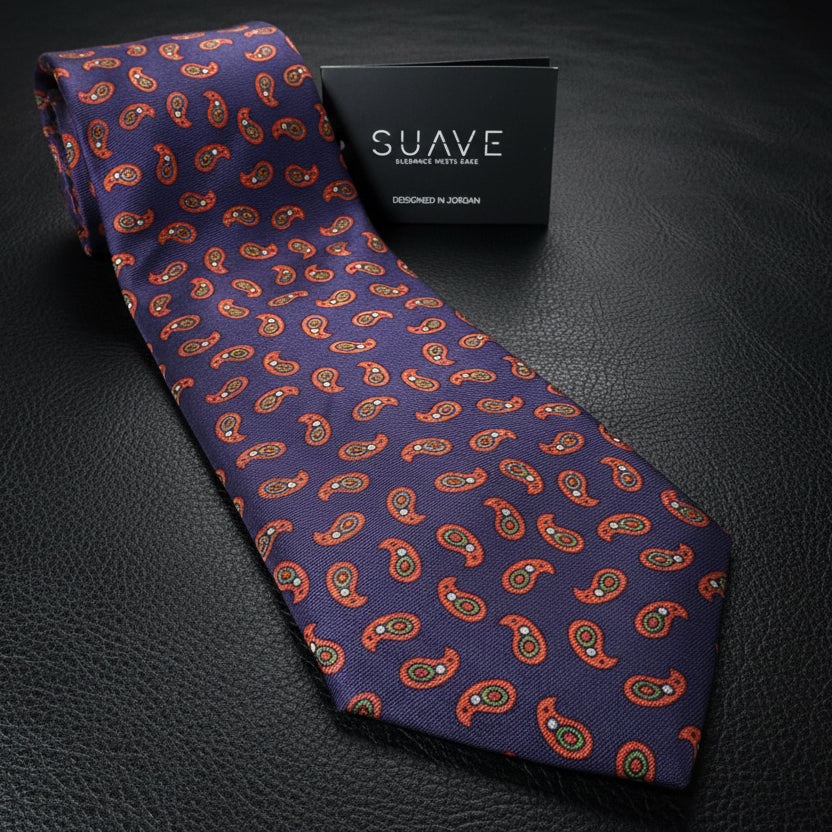 Premium Printed Silk - imperial Paisley