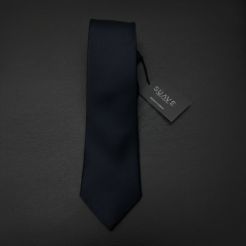 Basic Black Woven tie