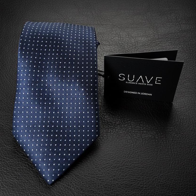 Standard MultiColor - Navy Micro/close Dots Elegance Tie