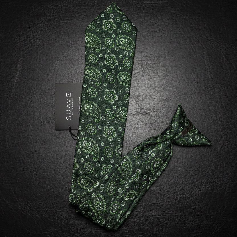 Standard MultiColor -Green Paisley