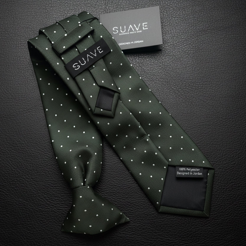 Standard MultiColor - Green with white dots