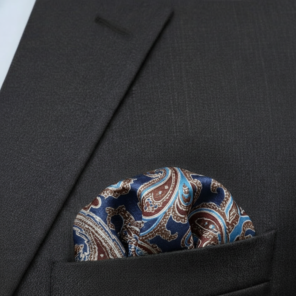 Printed Silk Pocket Square