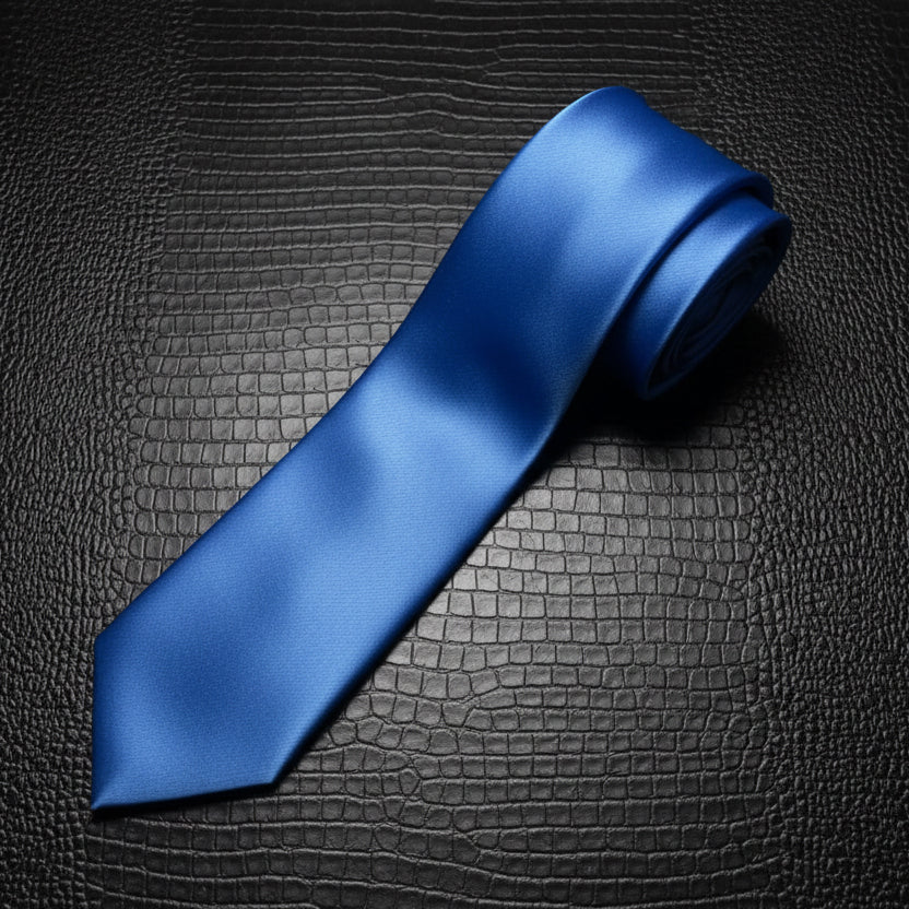 Basic Solid Tie - Light Blue