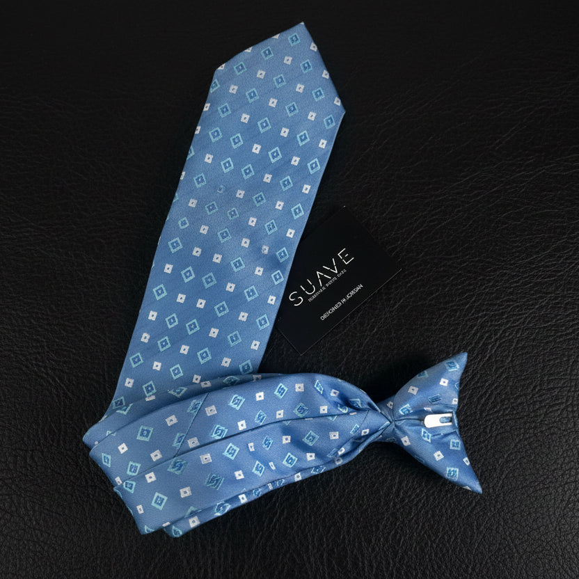 Standard MultiColor - Blue with geometric white and blue