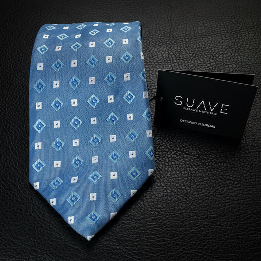 Standard MultiColor - Blue with geometric white and blue