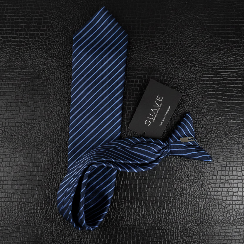 Standard MultiColor - Navy Bule with Blue Stripes