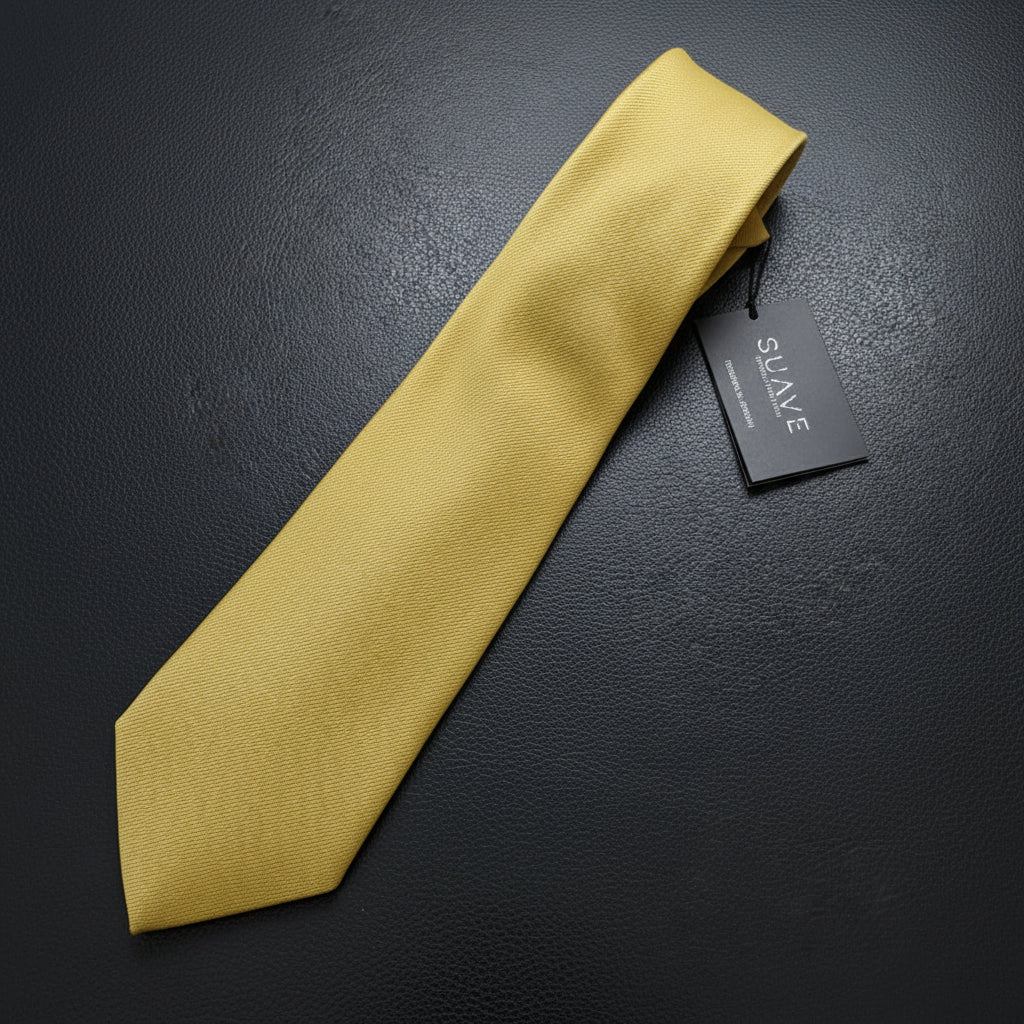 Basic golden / yellow Woven tie