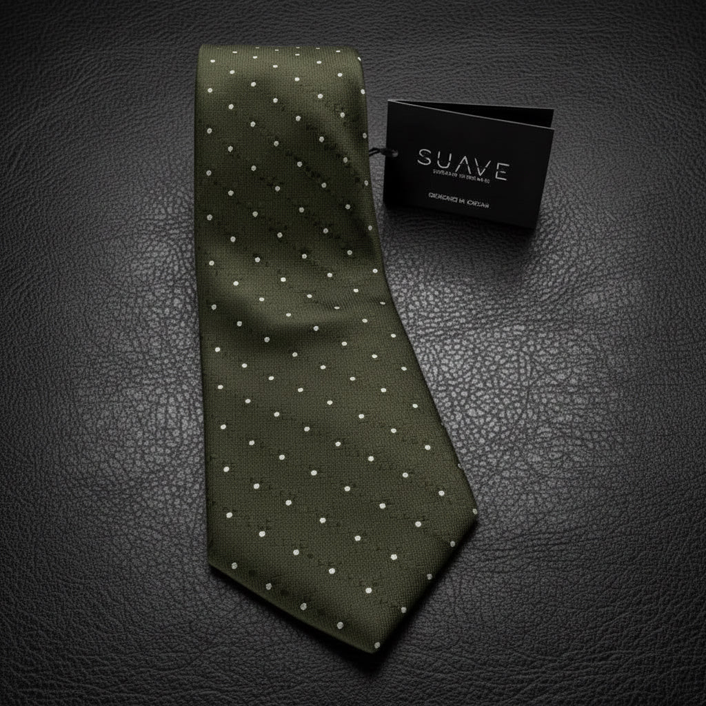 Standard MultiColor - Green with white dots