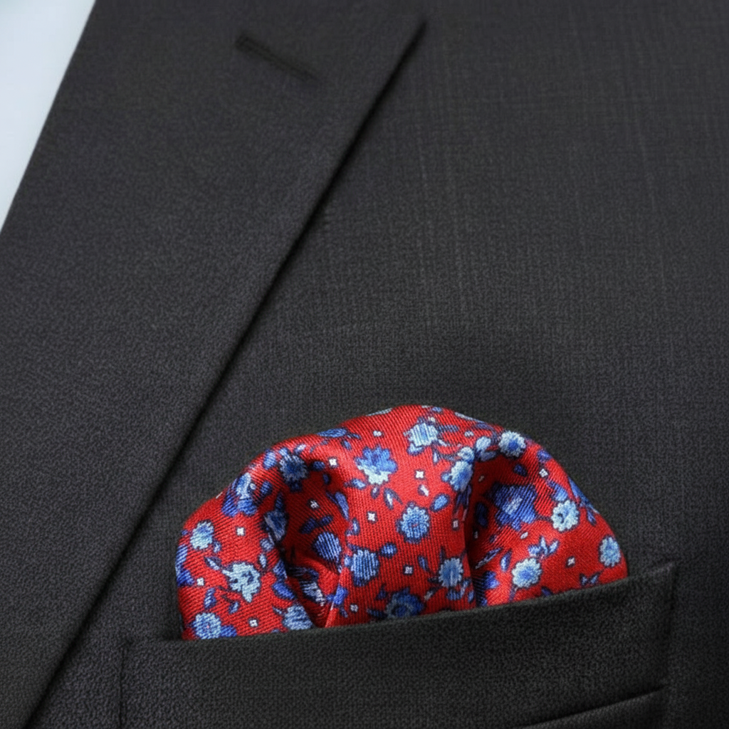 Printed Silk Pocket Square