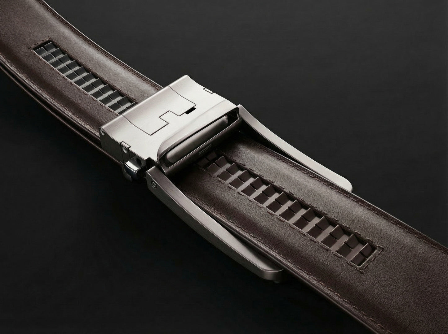 Genuine Leather Hole-Free Belt
