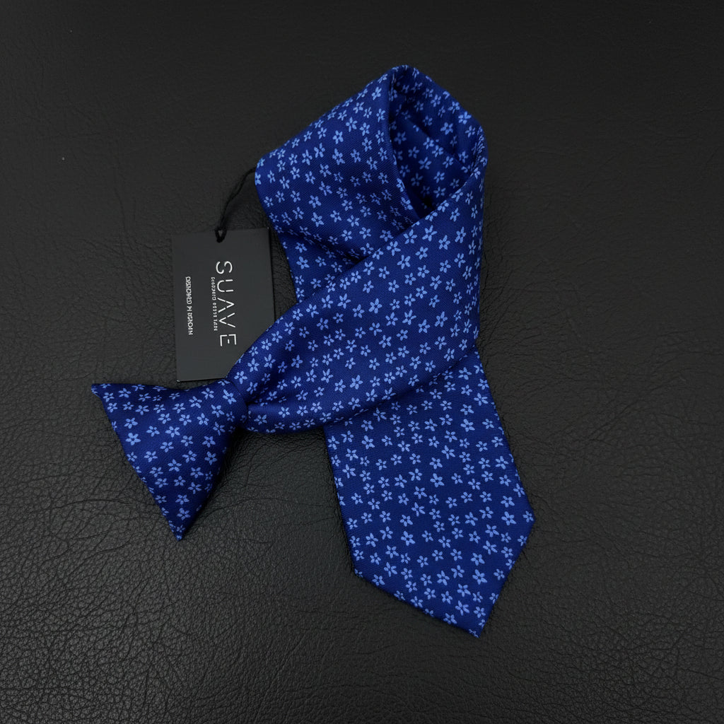 Navy with blue Roses