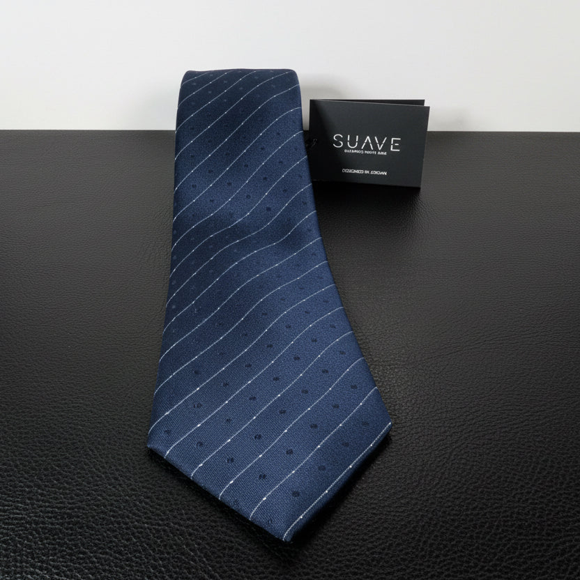 Standard MultiColor - Navy Bule with Silver Stripes