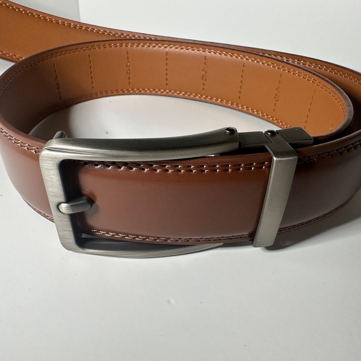 Split-Leather Hole-Free Belt
