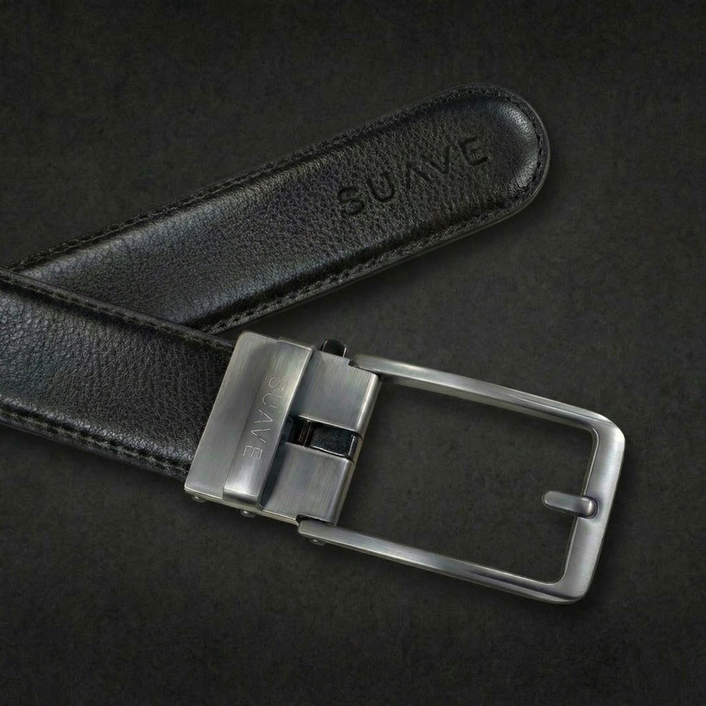 Split-Leather Hole-Free Belt