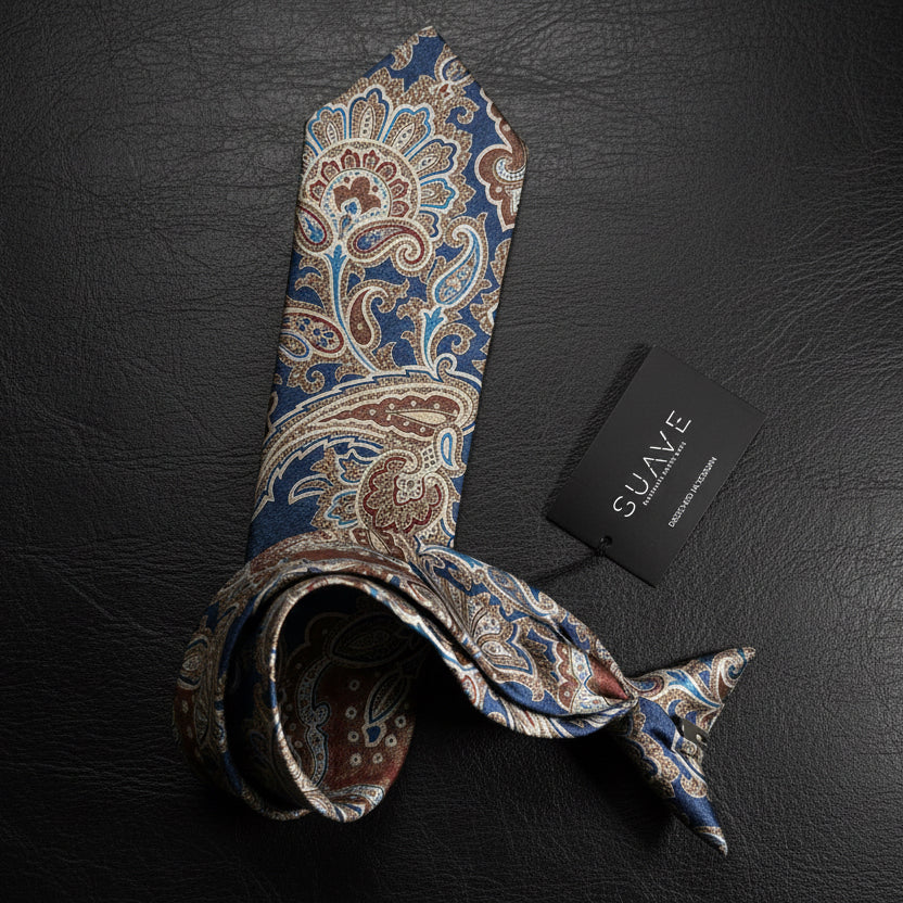 Premium Printed Silk - Royal Paisley