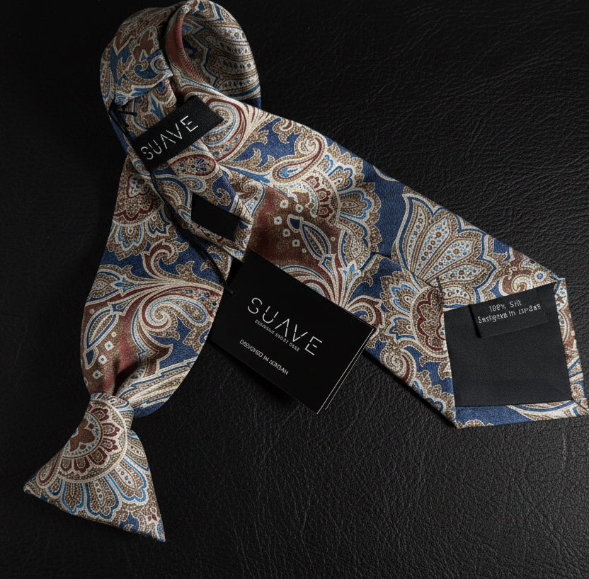 Premium Printed Silk - Royal Paisley