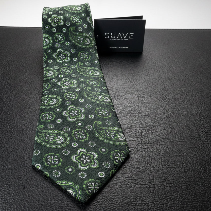 Standard MultiColor -Green Paisley