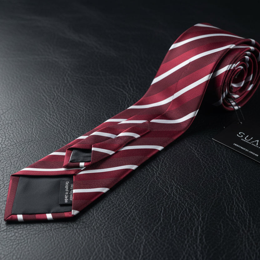 Standard MultiColor - Burgundy with white stripes