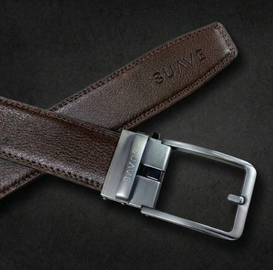 Genuine Leather Hole-Free Belt