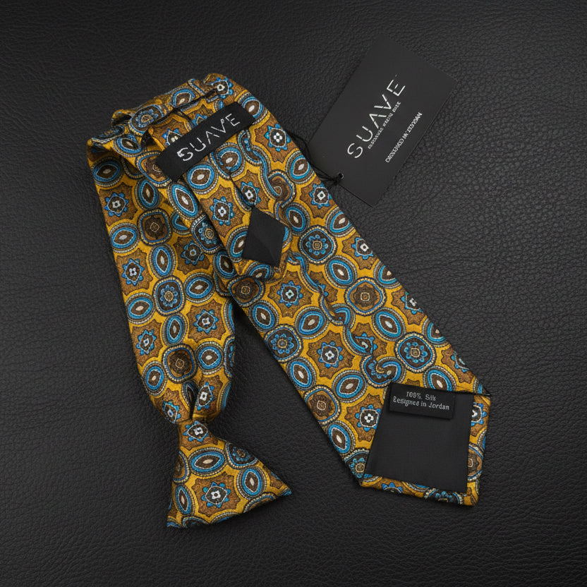 Premium Printed Silk - Golden Heritage