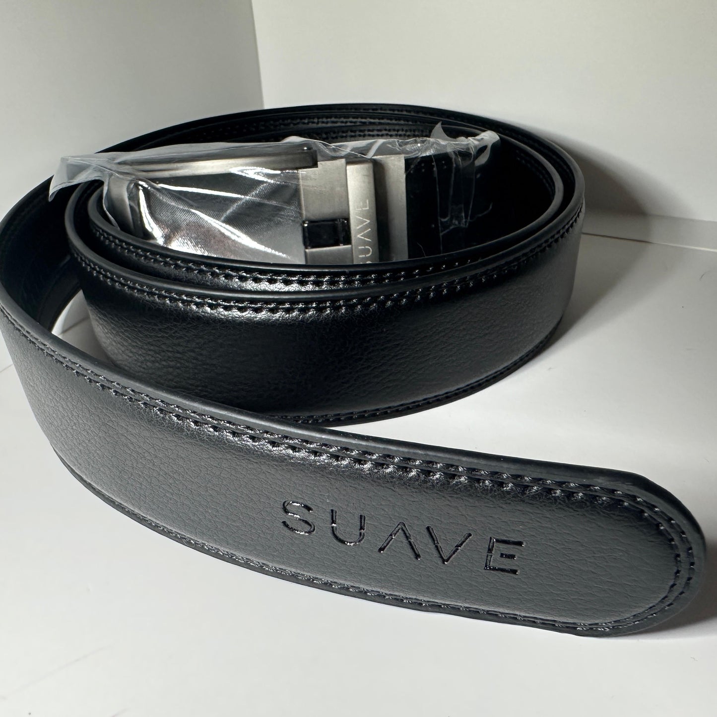 Split-Leather Hole-Free Belt