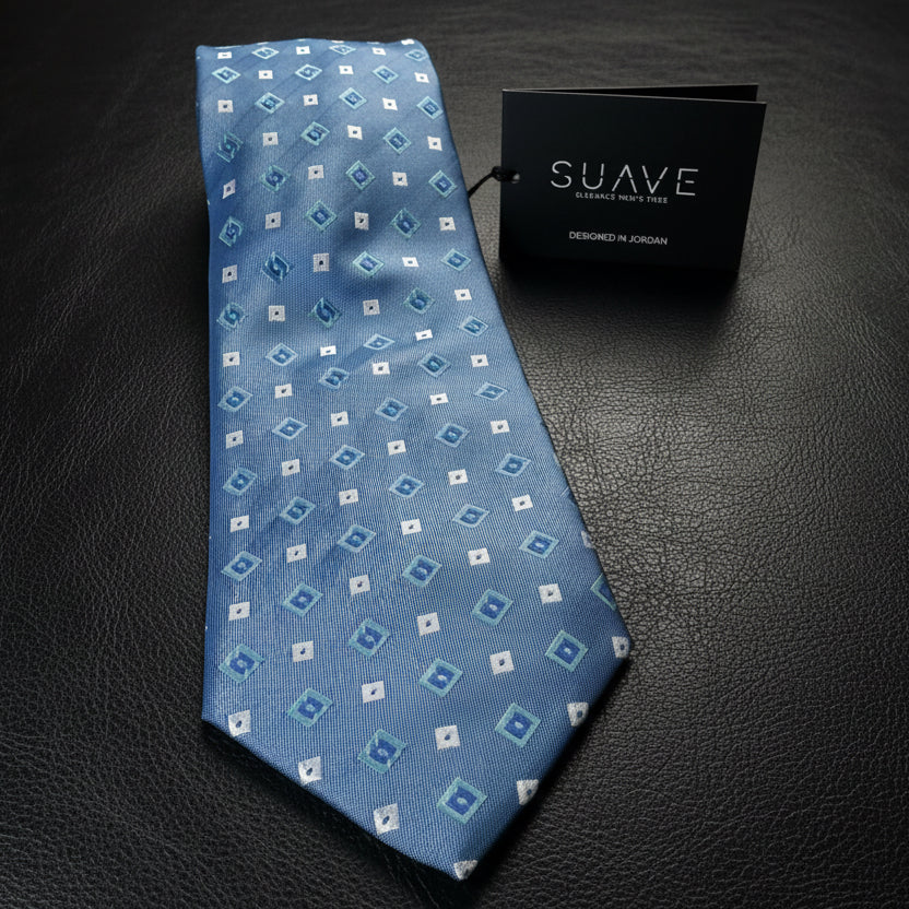 Standard MultiColor - Blue with geometric white and blue