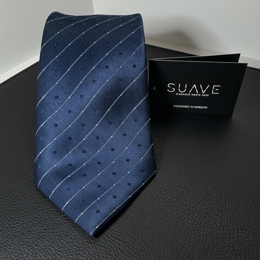 Standard MultiColor - Navy Bule with Silver Stripes