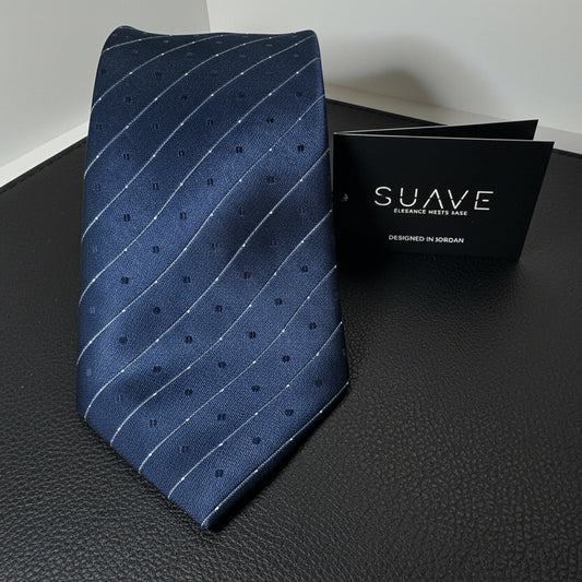 Standard MultiColor - Navy Bule with Silver Stripes