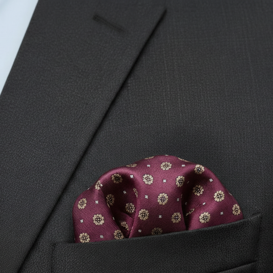 Printed Silk Pocket Square