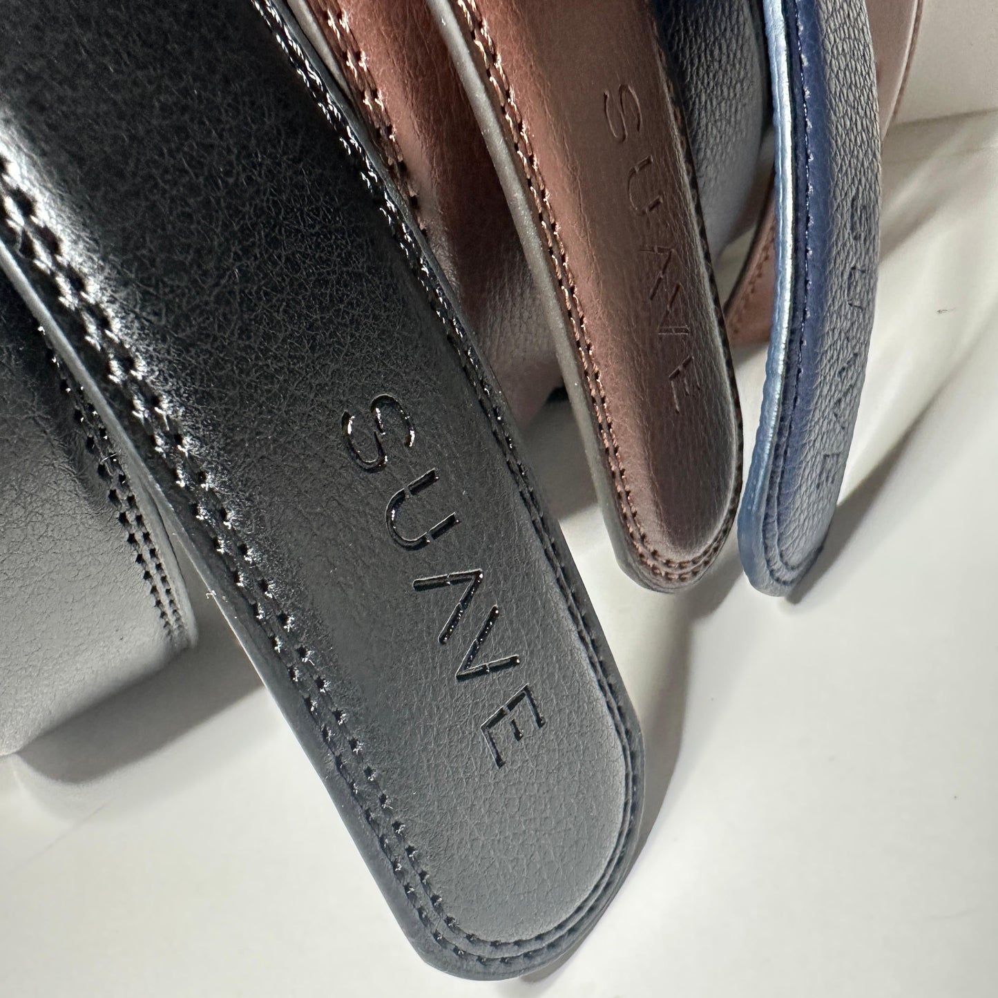 Split-Leather Hole-Free Belt