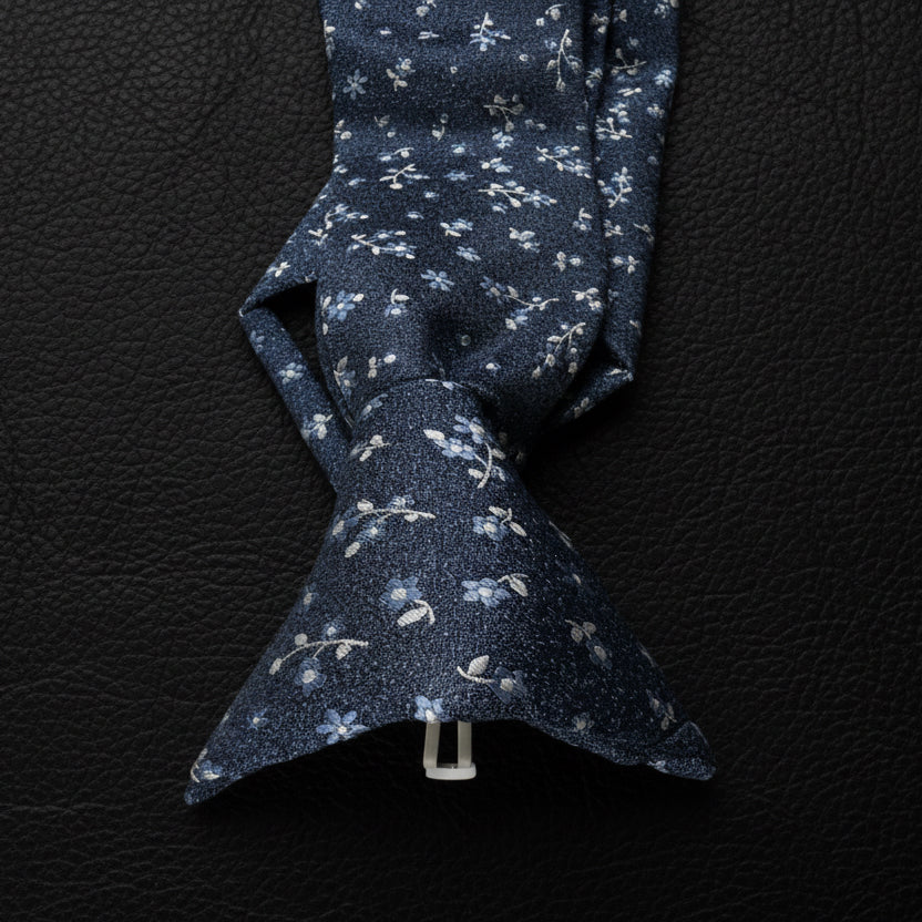 Luxury Woven Silk Tie - Twilight Bloom