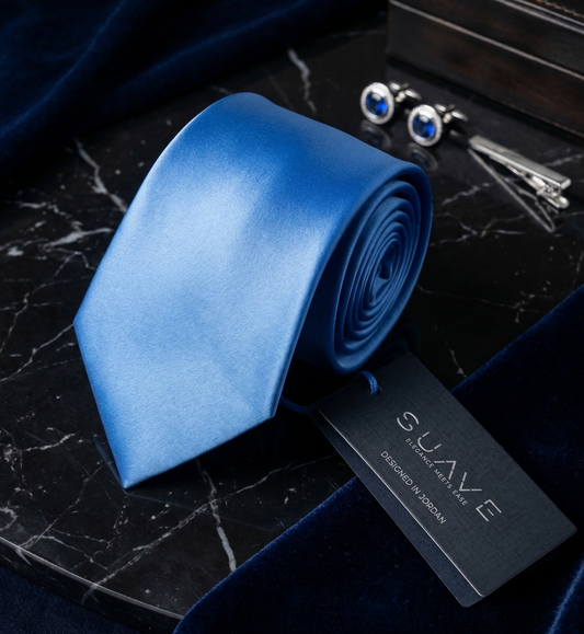 Basic Solid Tie - Light Blue